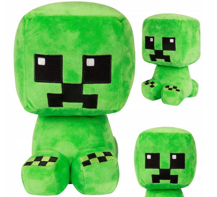 MINECRAFT CREEPER DUŻA PLUSZOWA MASKOTKA PLUSZAK POSTAĆ Z GRY PRZYTULANKA